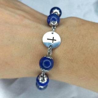 BRACELET DIZAINIER ORAMUSTE EN LAPIS-LAZULI