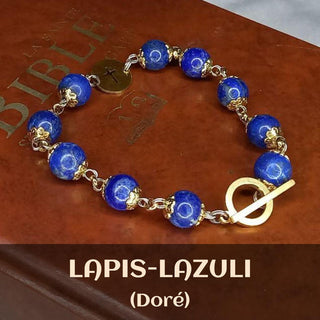 BRACELET DIZAINIER ORAMUSTE EN LAPIS-LAZULI
