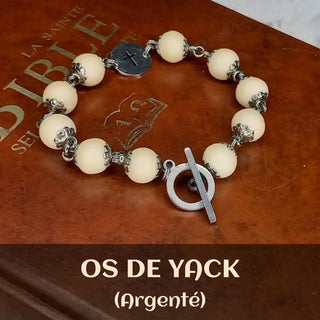 BRACELET DIZAINIER ORAMUSTE EN OS DE YACK