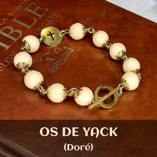 BRACELET DIZAINIER ORAMUSTE EN OS DE YACK