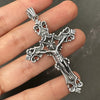 TRANSLUCENT GARNET AND SAPPHIRE ROSARY "THE SANGUINIS" 