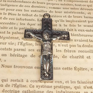 CROIX DE CHAPELET LA BYZANTA (INOX)