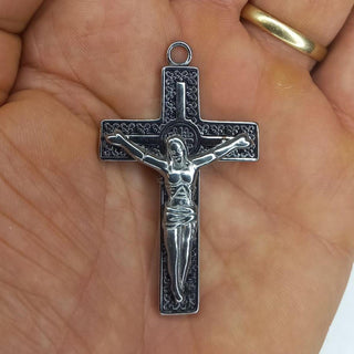 CROIX DE CHAPELET LA BYZANTA (INOX)