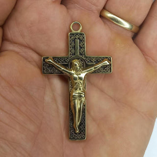 CROIX DE CHAPELET LA BYZANTA (INOX)