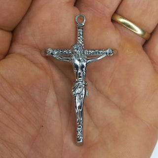 CROIX DE CHAPELET LA CHRISTUS (INOX)