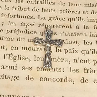 CROIX DE CHAPELET L'ARGENTI (ARGENT MASSIF)