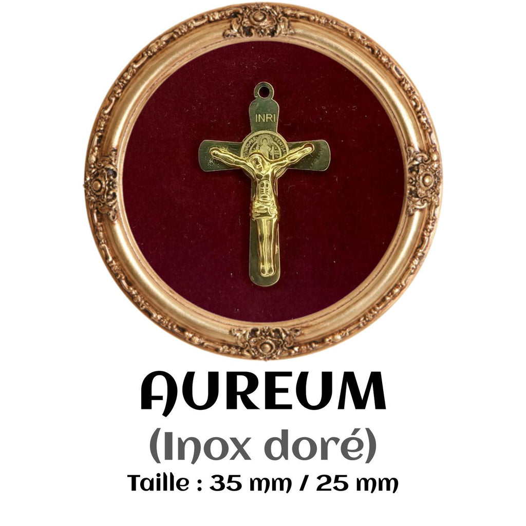 CROIX DE CHAPELET "AUREUM" (INOX)