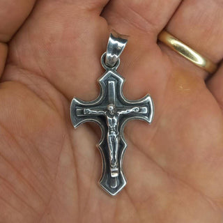 CROIX DE CHAPELET LA CHEVALIER (ARGENT MASSIF)