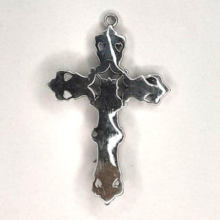 CROIX DE CHAPELET LA FLEUR DE LYS (ARGENT MASSIF)
