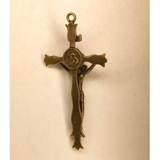 CROIX DE CHAPELET LA GOTHIQUE (LAITON / INOX)
