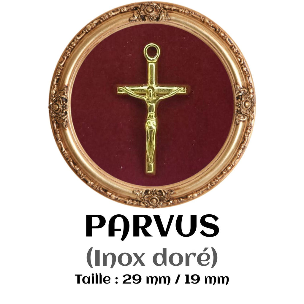 CROIX DE CHAPELET "PARVUS" (INOX)