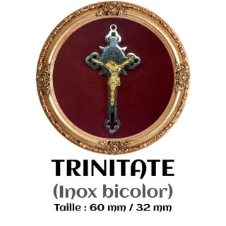 CROIX DE CHAPELET LA TRINITATE (INOX)