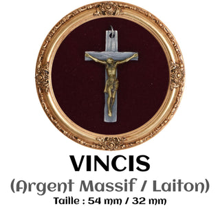 CROIX DE CHAPELET LA VINCIS (ARGENT MASSIF)