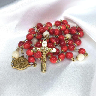 CHAPELET EN IVOIRE VÉGÉTAL (TAGUA) L'IVORIUM