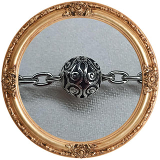 CHAPELET EN BOIS DE ROSE ET ARGENT MASSIF 925 LE LIGNARGENTIS