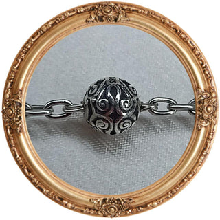 CHAPELET ARGENT MASSIF / SAPHIR L'ARGENTISSIMO