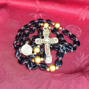 LAURENÇON ROSARY in Coffee Bean (Beads N°43-44-45) “LE CAPIREUM” 