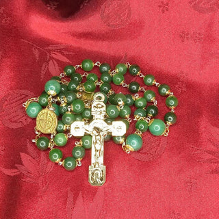 Chinese Jade Rosary – Pardon Crucifix, THE VIRIDILEX