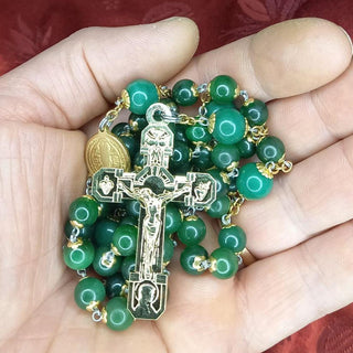 Chinese Jade Rosary – Pardon Crucifix, THE VIRIDILEX
