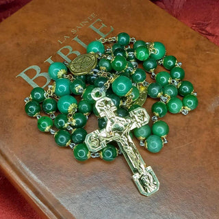 Chinese Jade Rosary – Pardon Crucifix, THE VIRIDILEX