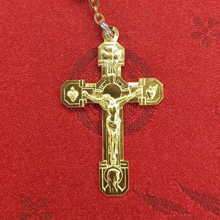 CULTURED PEARL AND FACETED SAPPHIRE ROSARY THE SERAPHIM