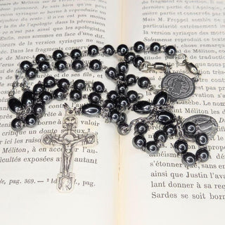 CHAPELET EN HÉMATITE L'HEMATIS