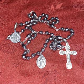 CHAPELET EN HÉMATITE L'HEMATIS