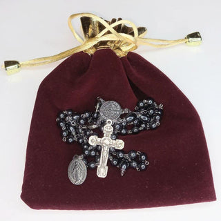 CHAPELET EN HÉMATITE L'HEMATIS