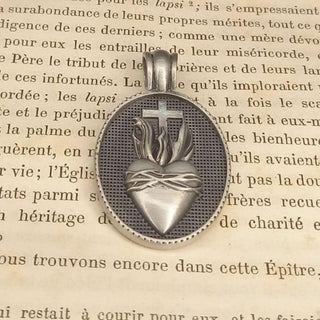 SACRED HEART MEDAL IN TIN 