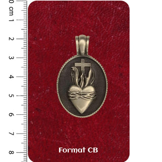 SACRED HEART MEDAL IN TIN 